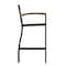 Flash Furniture Patio Bar Stool with Faux Teak Slats and Armrests XU-DG-HW6036B-ARM-GG - alternate 4